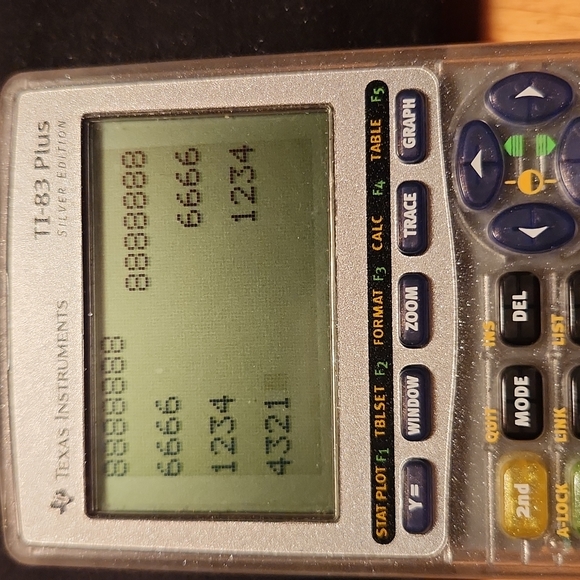 Texas Instruments TI-83 Plus Silver Edition Calculator with cover - Picture 4 of 6